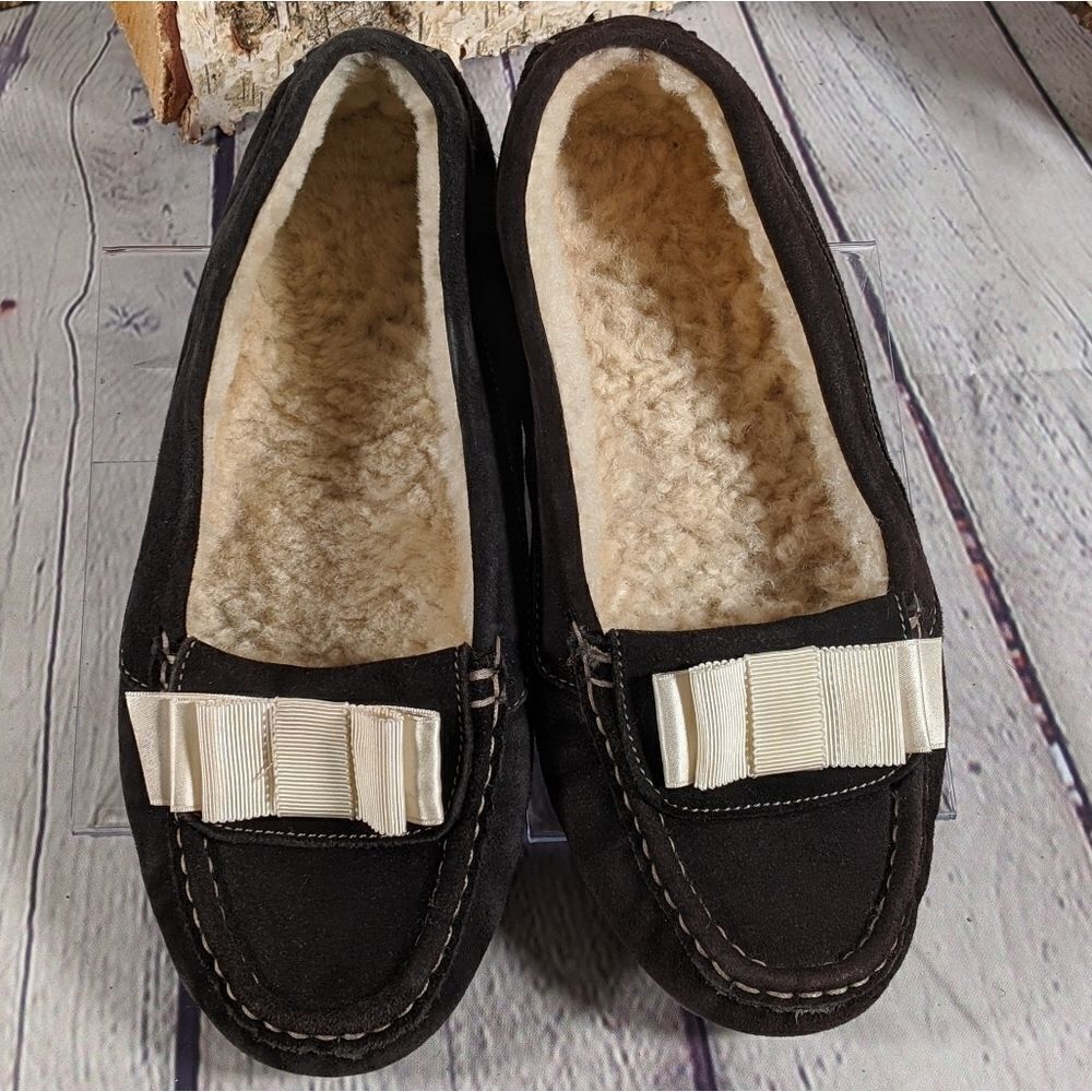 Cole Haan Sheepskin Lined Anya Slippers